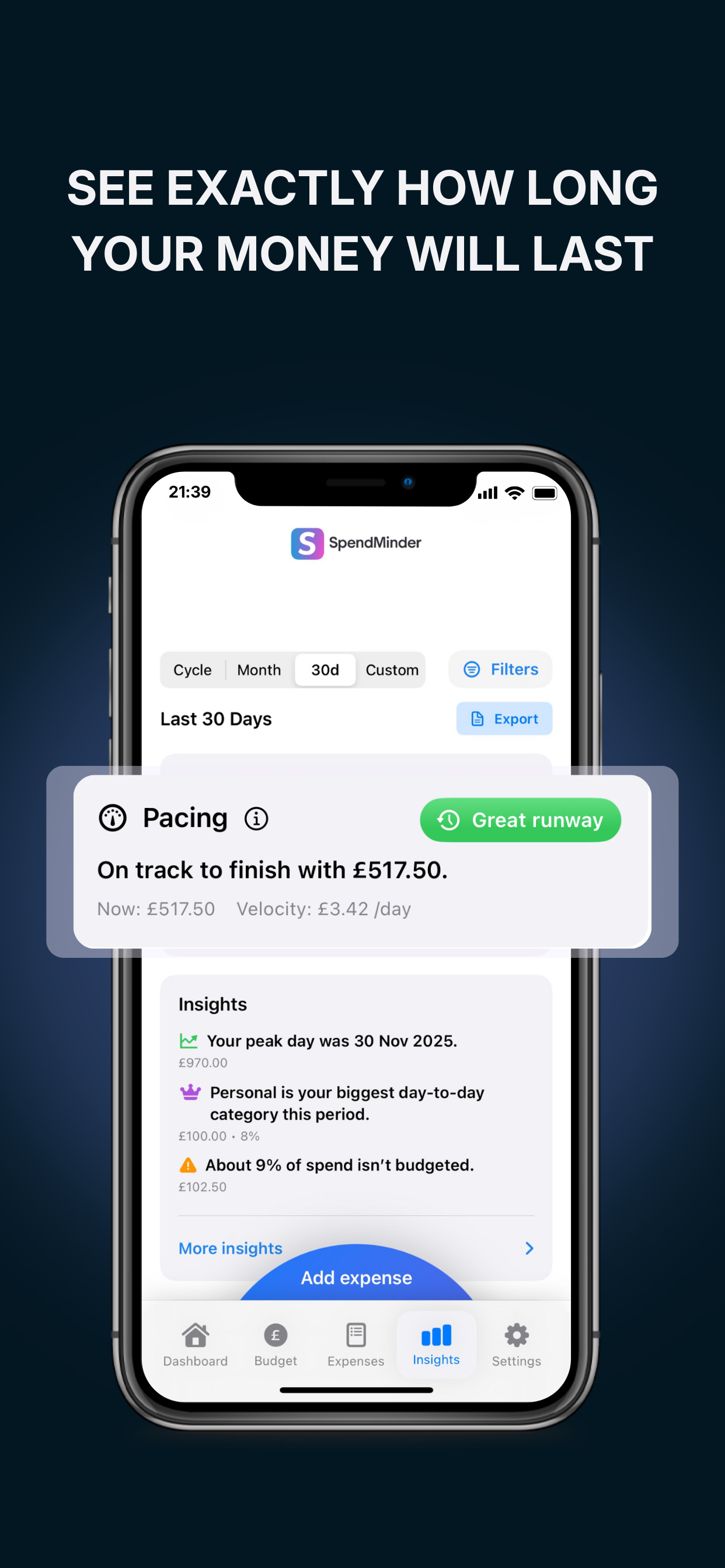 Placeholder screenshot (SpendMinder image used temporarily)